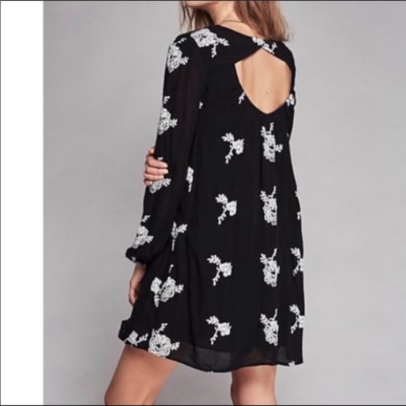 Free People Emma Dress Black Combo - Picture 2 of 9